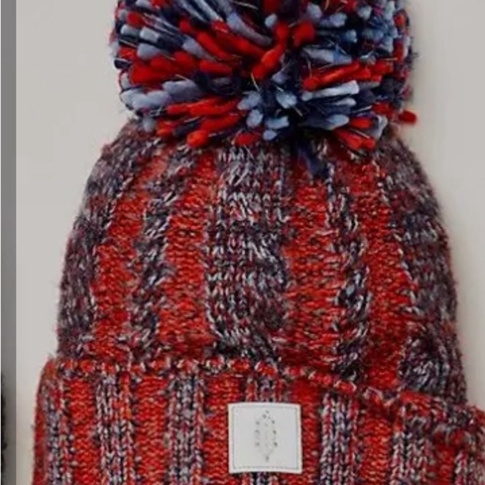 Gorgeous, Free People Pom Party Reflective Beanie❤️ - Picture 3 of 8